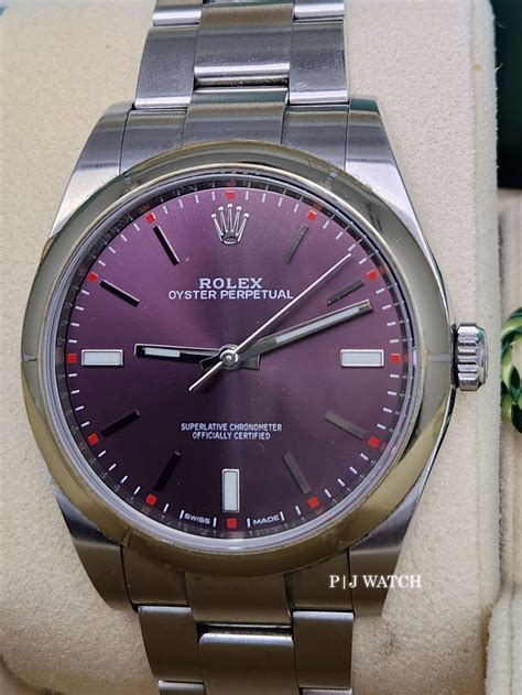 rolex 36mm red grape|rolex red grape 39mm.